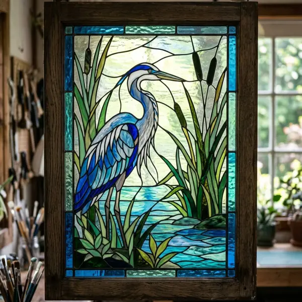 Heron in the Reeds